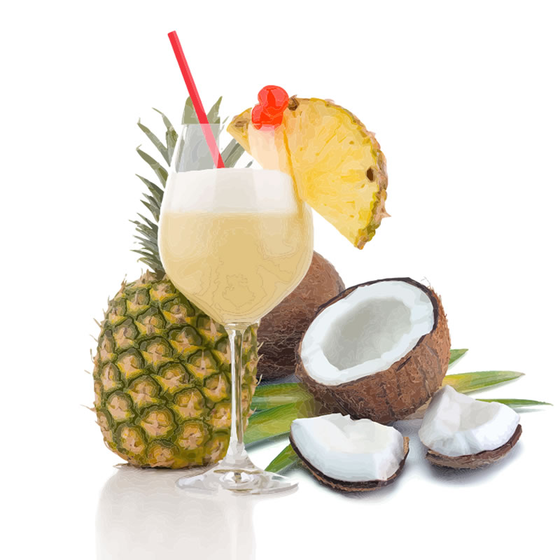 Helado de Piña Colada