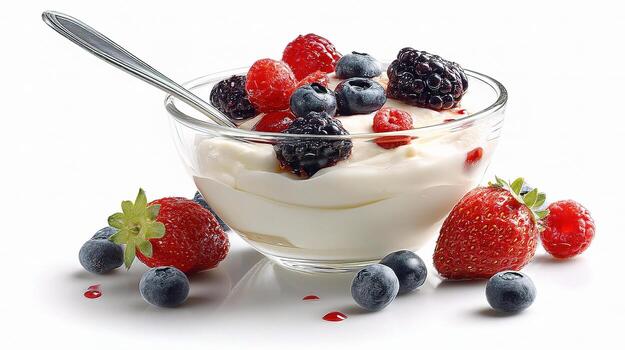 Helado de Yogurt C/ Frutas del Bosque