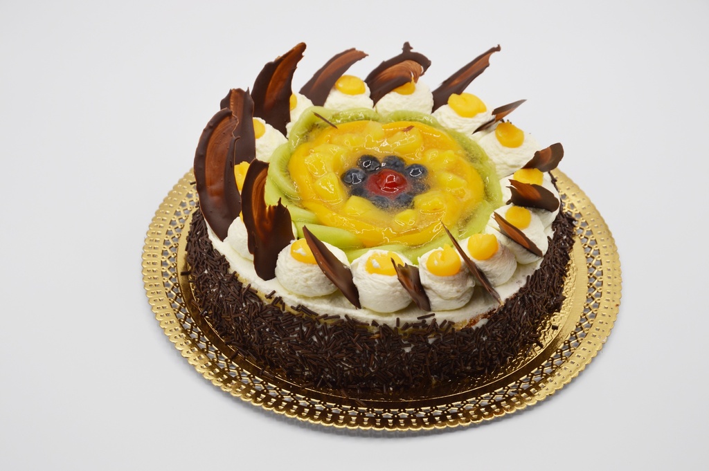 Tarta de Nata con Frutas