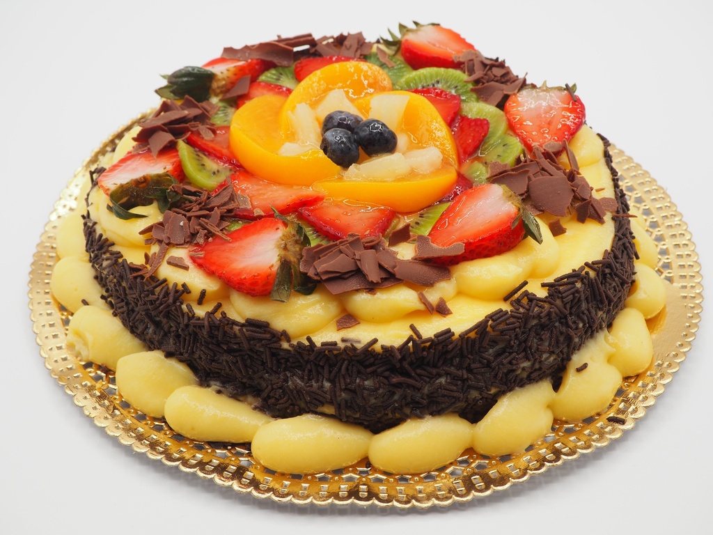 Tarta de Crema y Frutas