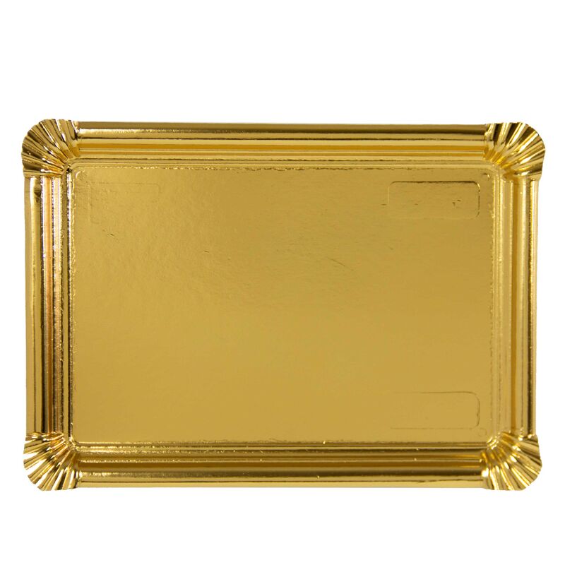 Bandeja Cartón Oro 22x28