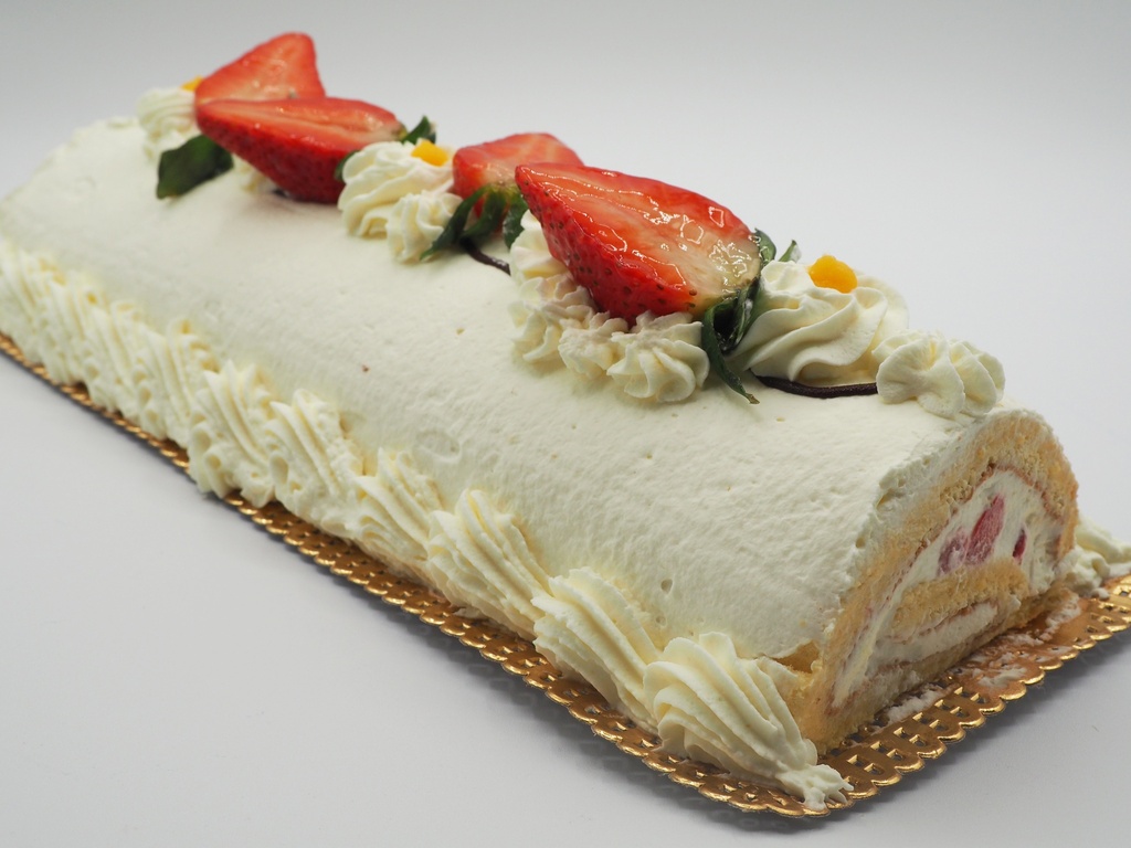 Brazo de Fresas con Nata