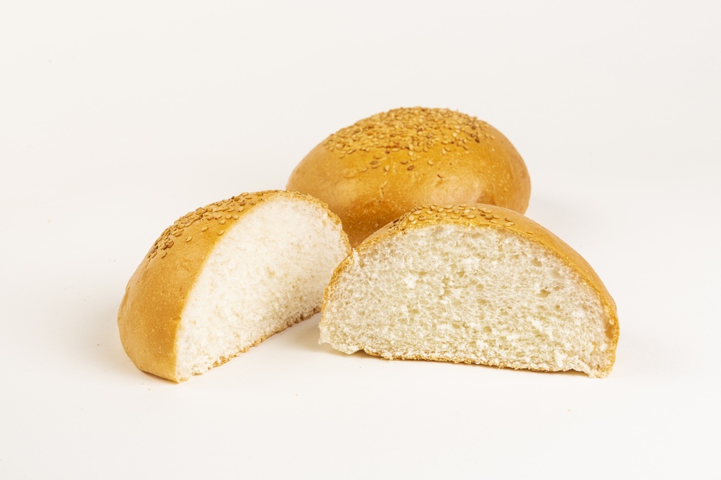 Pan de hamburguesa con sésamo (4 uds)