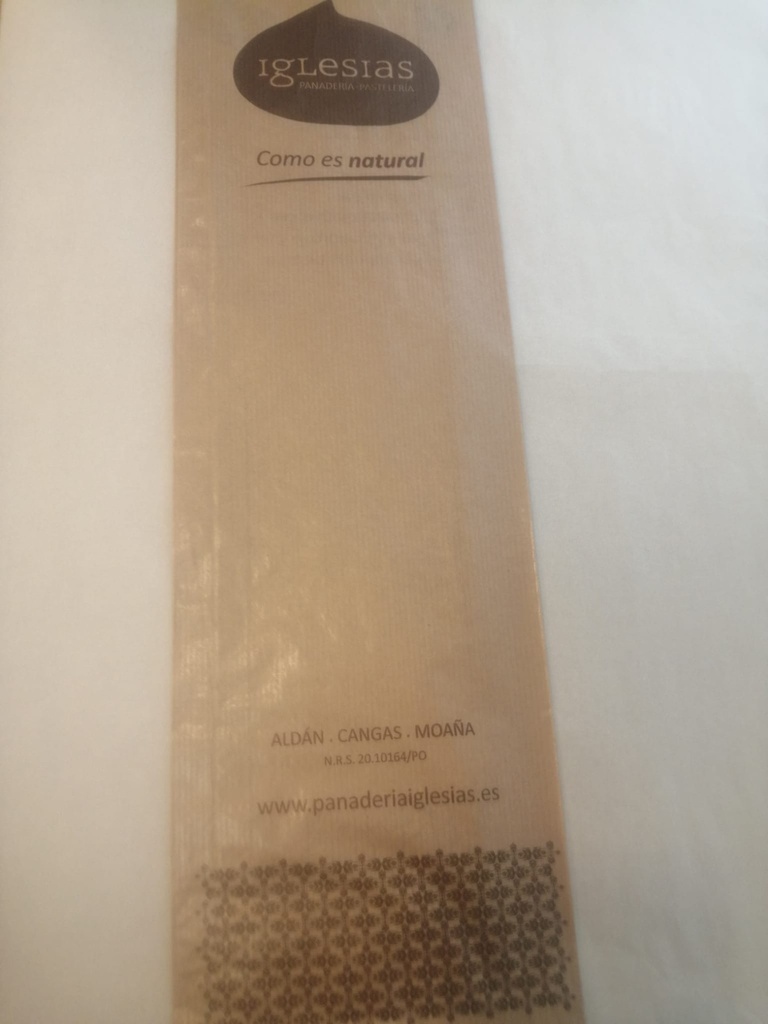 Bolsa Papel Kraft 14+6*55 (1 Barra)