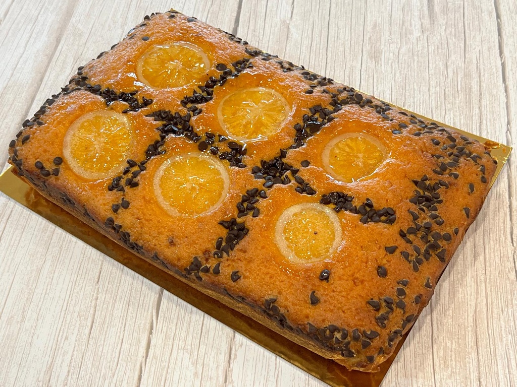 Bizcocho de Naranja con Pepitas de Chocolate
