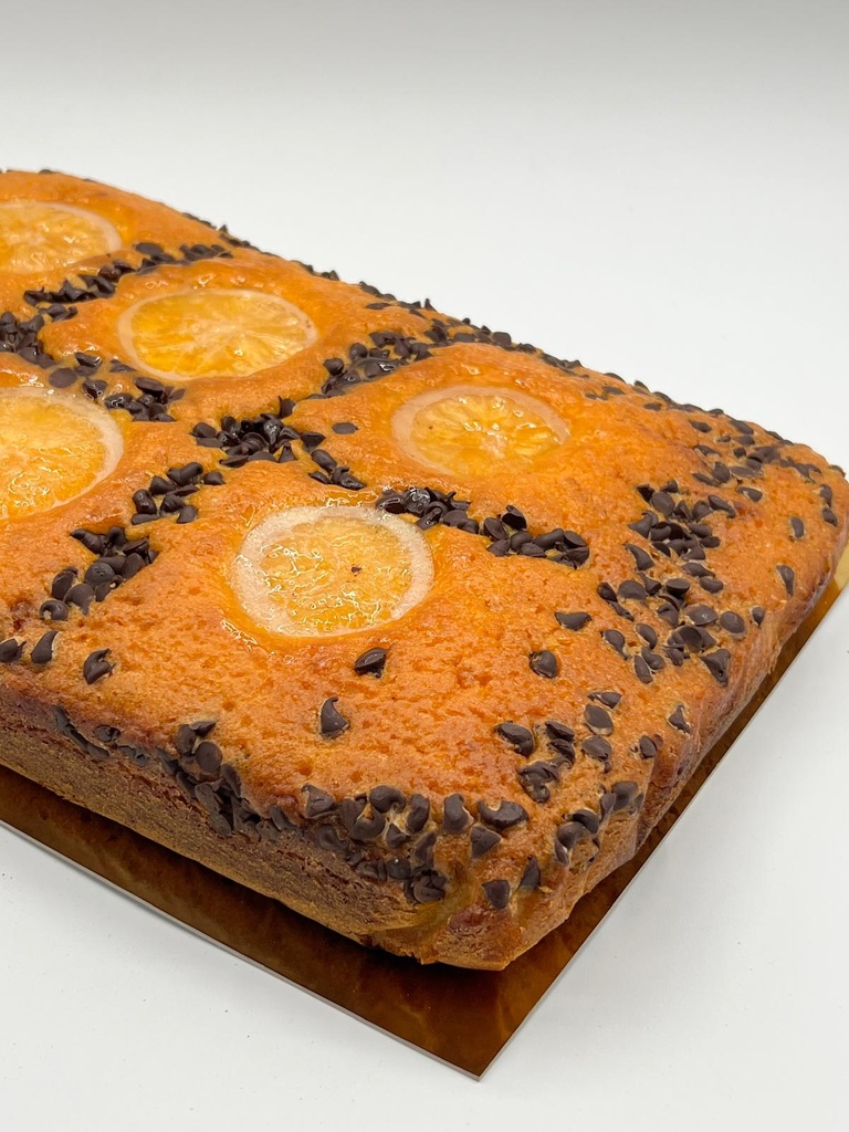 Bizcocho de Naranja con Pepitas de Chocolate