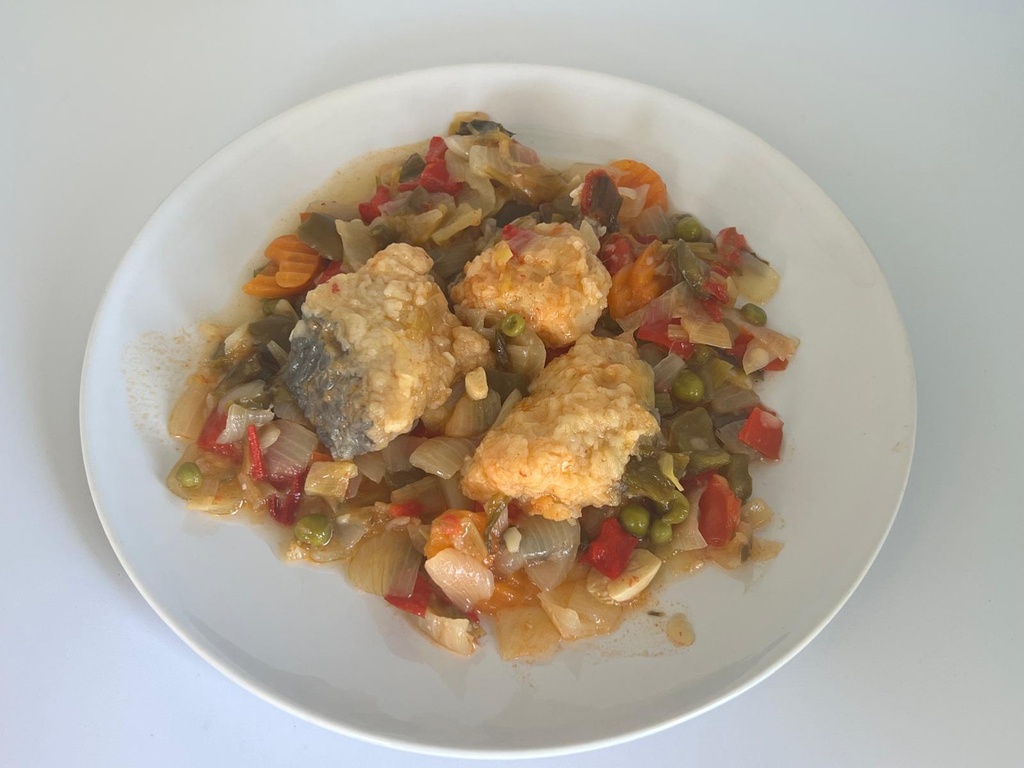 Bacalao con Verduras
