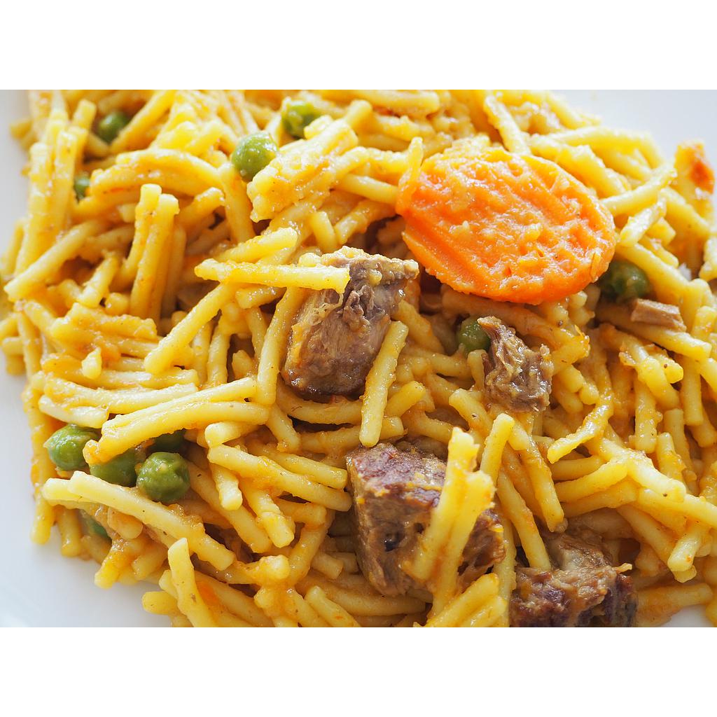 Fideos con Ternera
