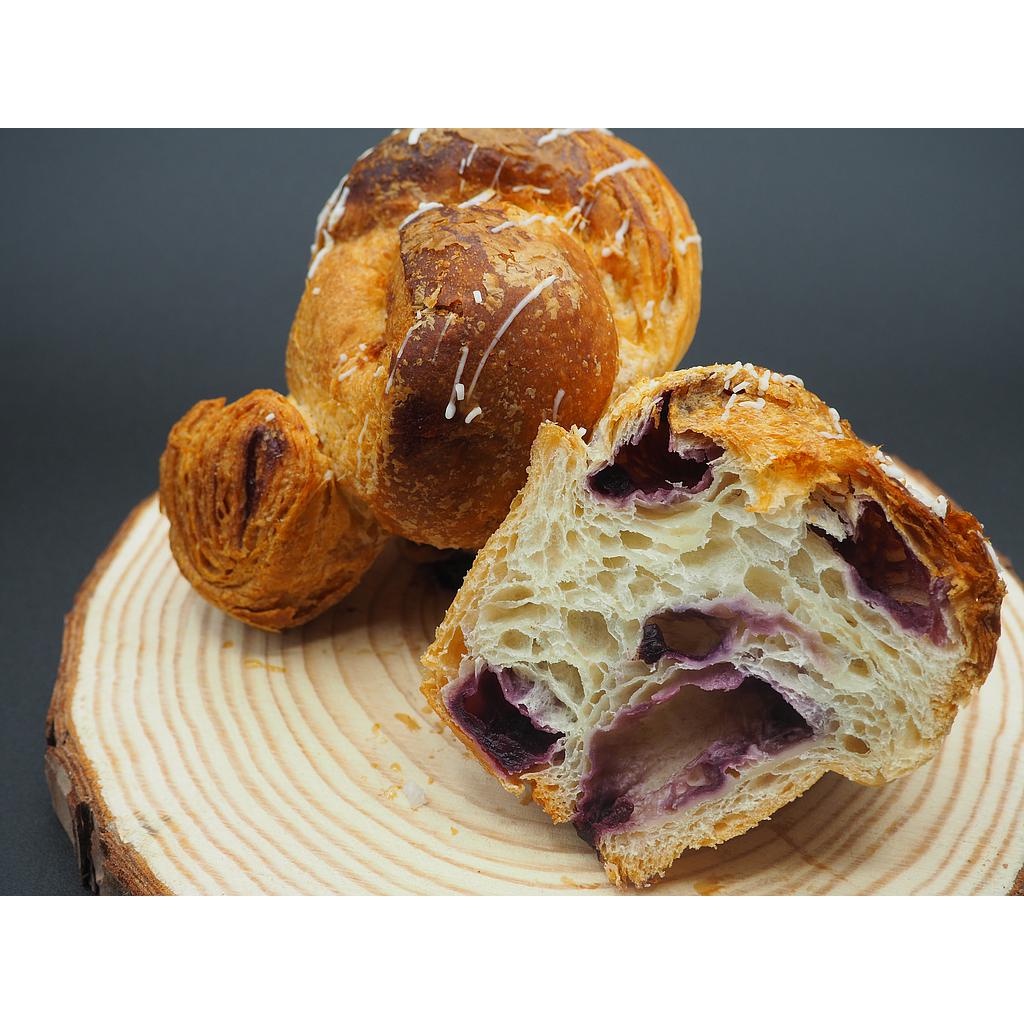 Cruffin de arándanos congelado