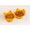 Muffin relleno naranja